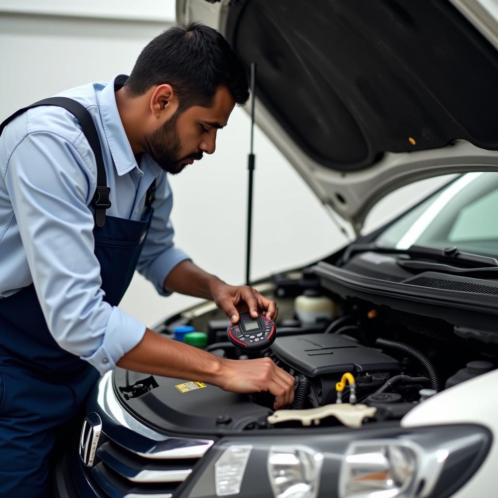 Honda Car Service Coimbatore: Vehicle Inspection Process