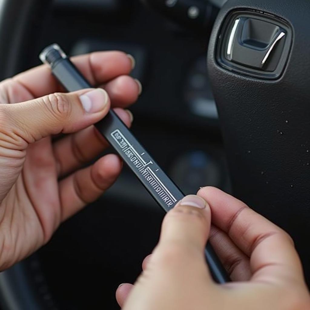 Checking Fluids in a Honda Car