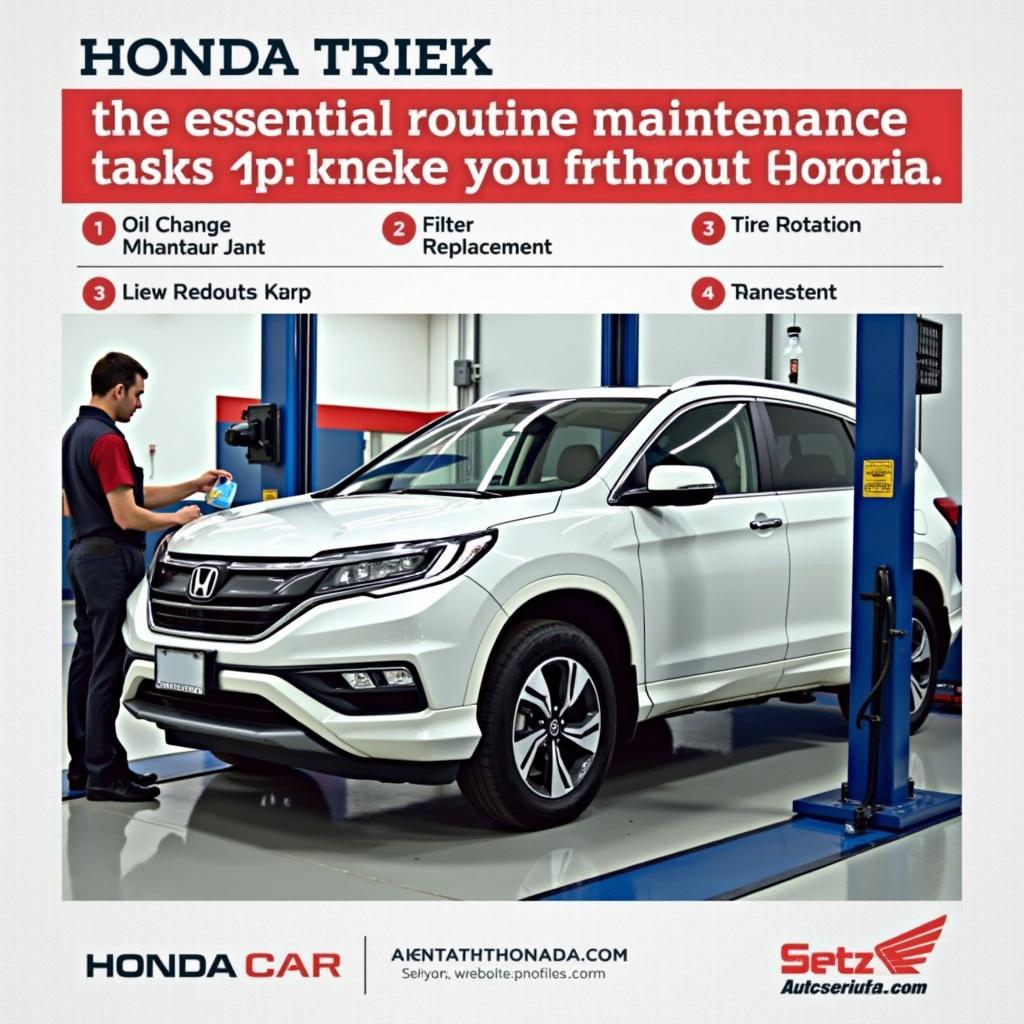 Honda Car Service Hyderabad Routine Maintenance