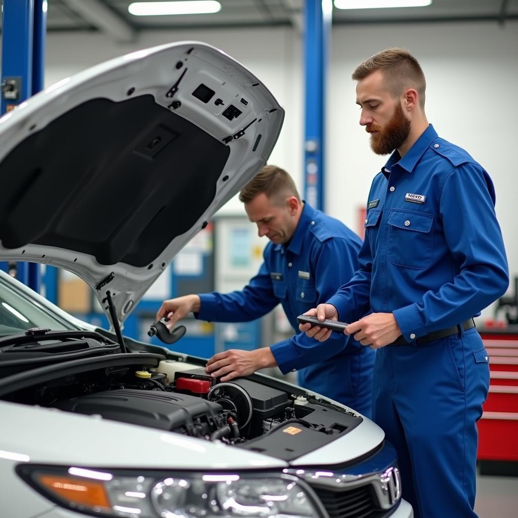 Routine Maintenance at Honda Car Service Centre in Kadabeesanahalli