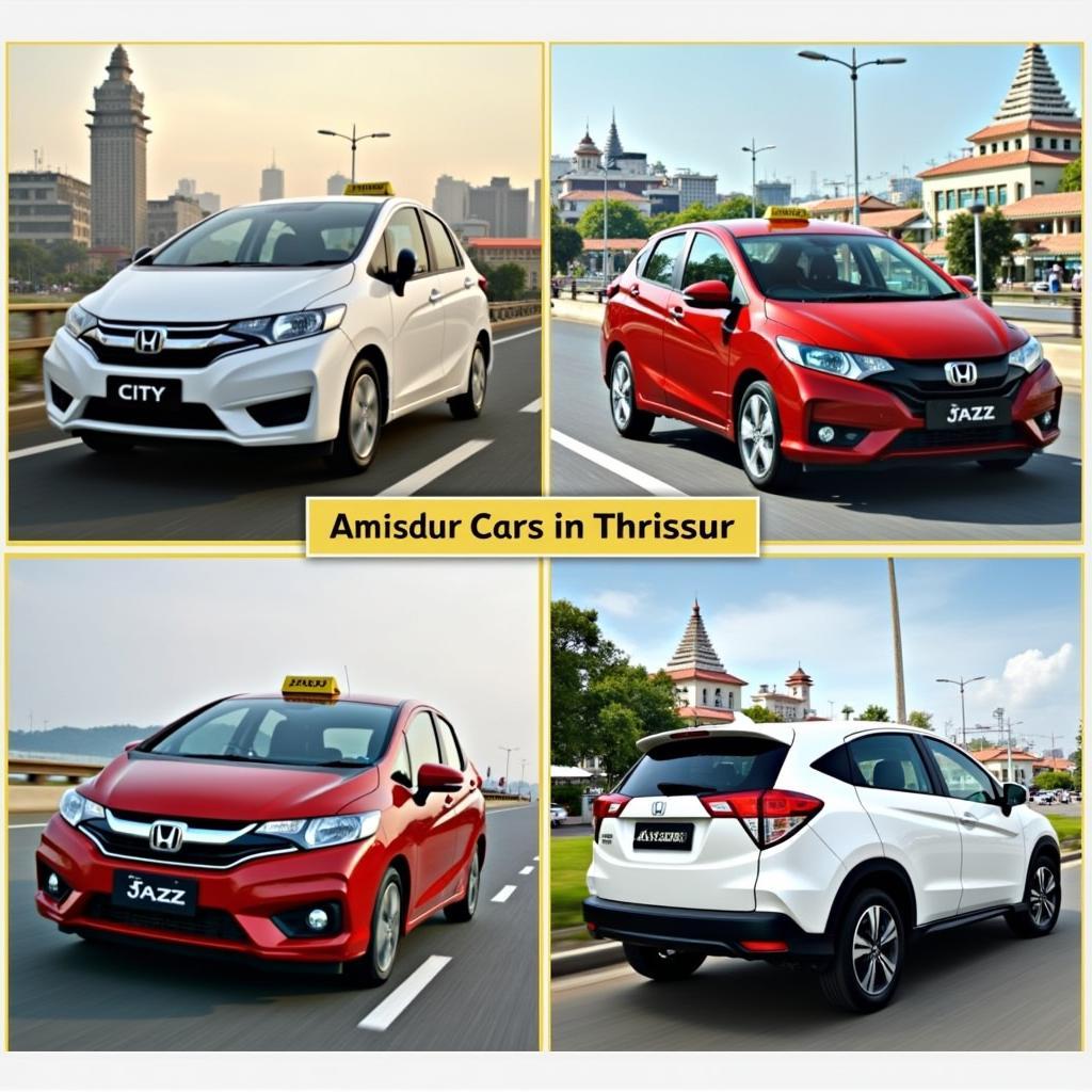 Honda Cars Used for Taxi Services in Thrissur