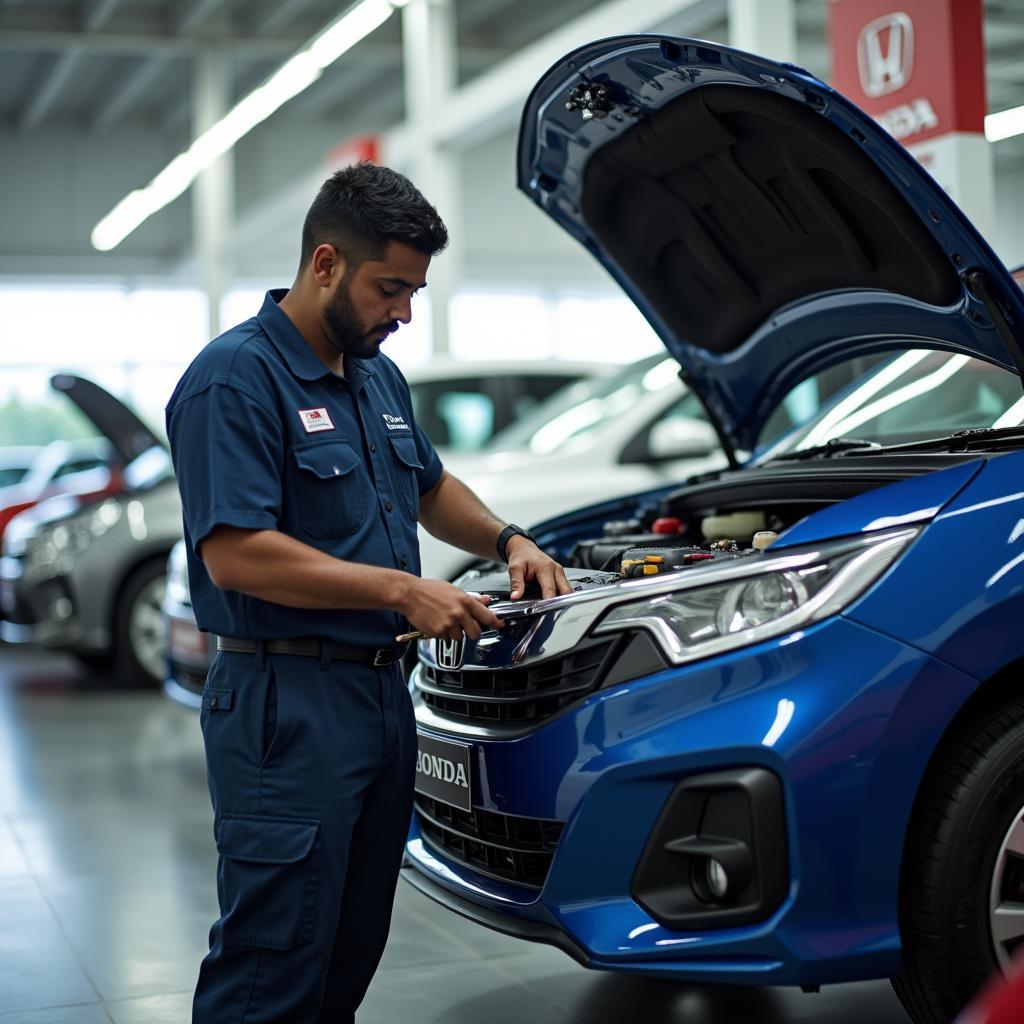 Honda Certified Technician Working in Pathanamthitta