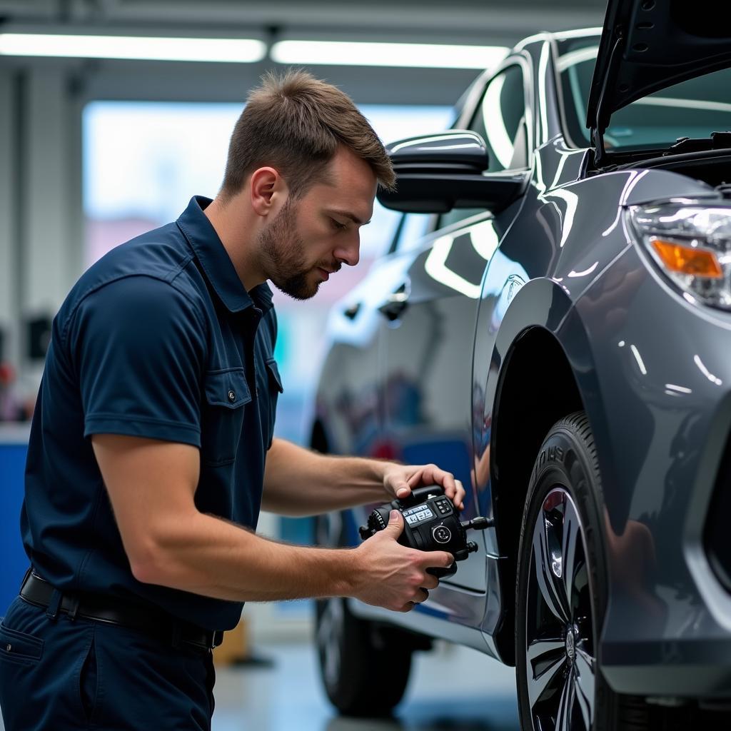 Honda Certified Technicians Working