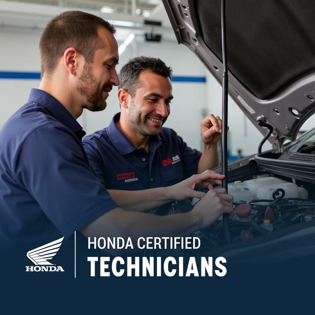 Honda Certified Technicians Working