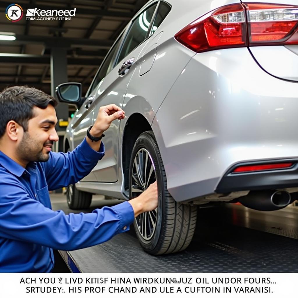 Regular maintenance for a Honda City in Varanasi