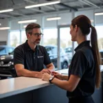 Honda Dealership Service Manager at Work