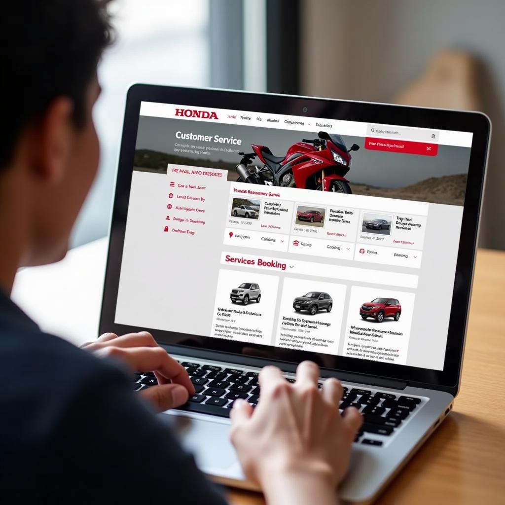 Accessing Honda India's Online Customer Service Resources