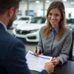 Honda Katy Service Advisor Explaining Coupon