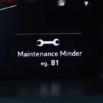 Honda Maintenance Minder Dashboard Display