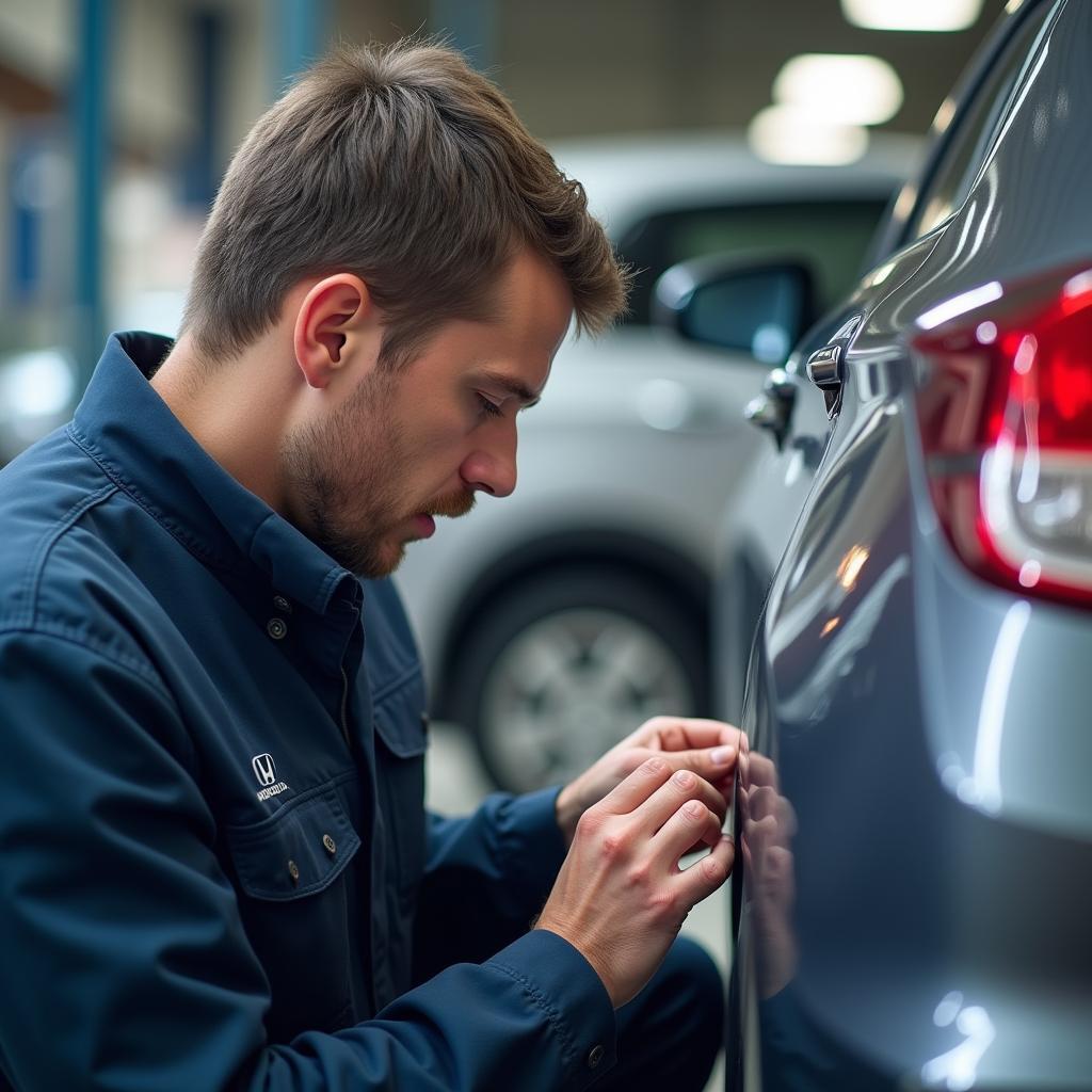 Honda Mechanic Inspection