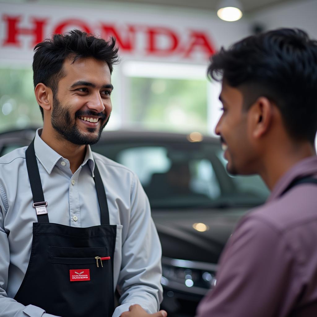 Service Advisor at Honda Kolkata