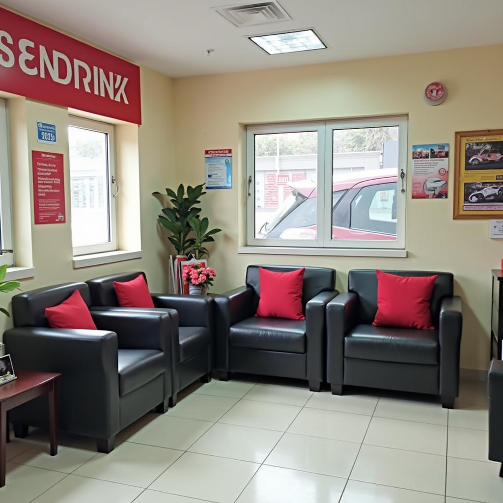 Comfortable Waiting Area in a Bhubaneswar Honda Service Center