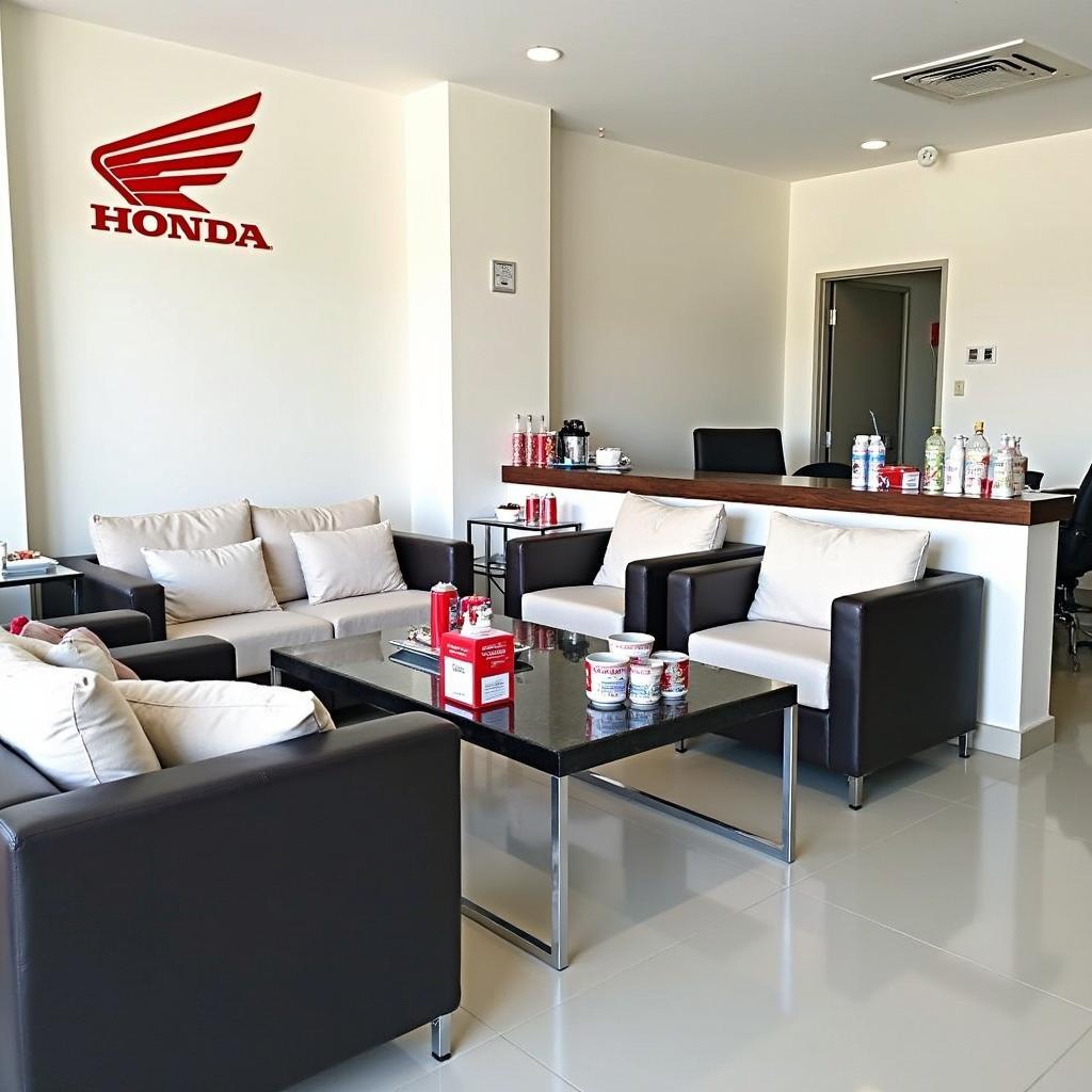 Comfortable Waiting Area at Honda Service Center Coimbatore