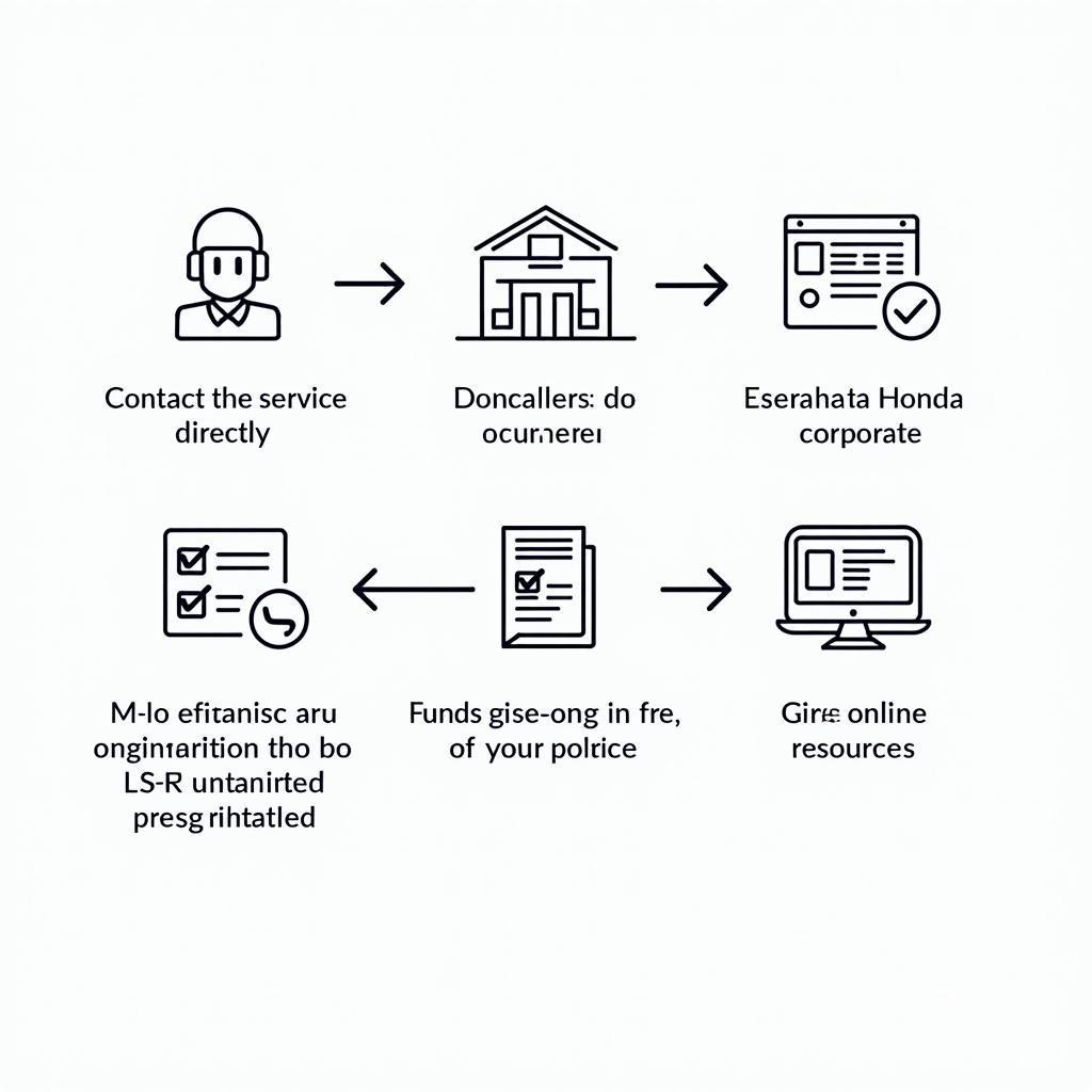 Honda Service Center Complaint Process Flowchart