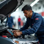 Honda Technician Working in Dhanbad Service Center