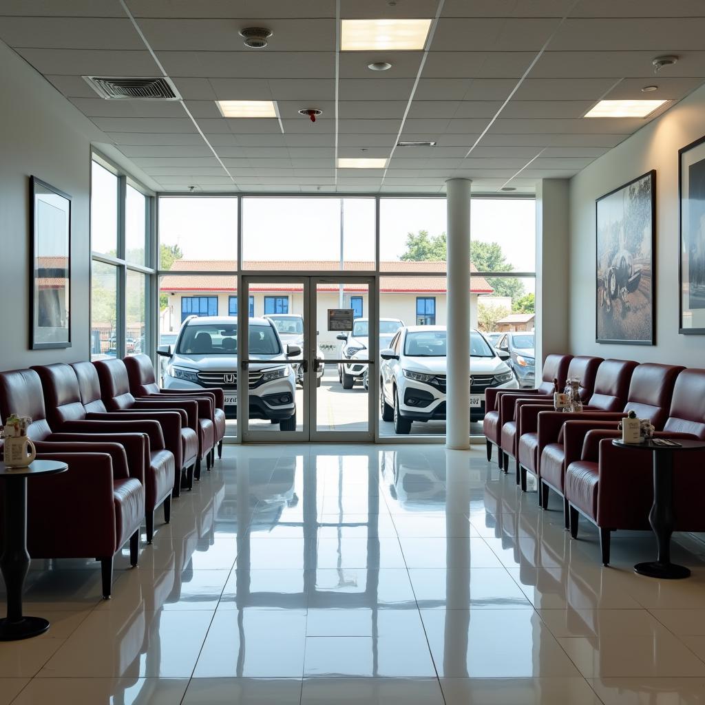 Comfortable Customer Waiting Area at Honda Service Center Dhanbad