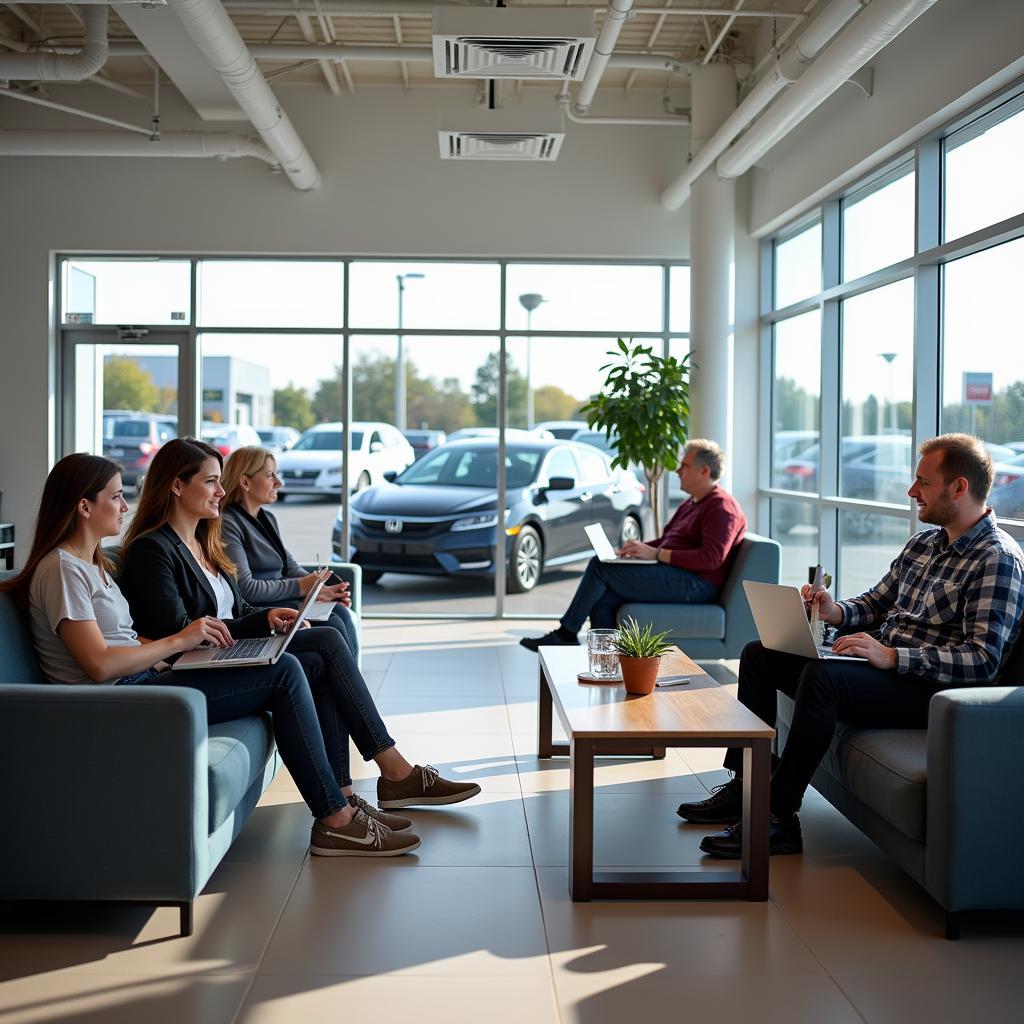 Honda Service Center Waiting Area