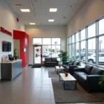 Honda service center waiting area