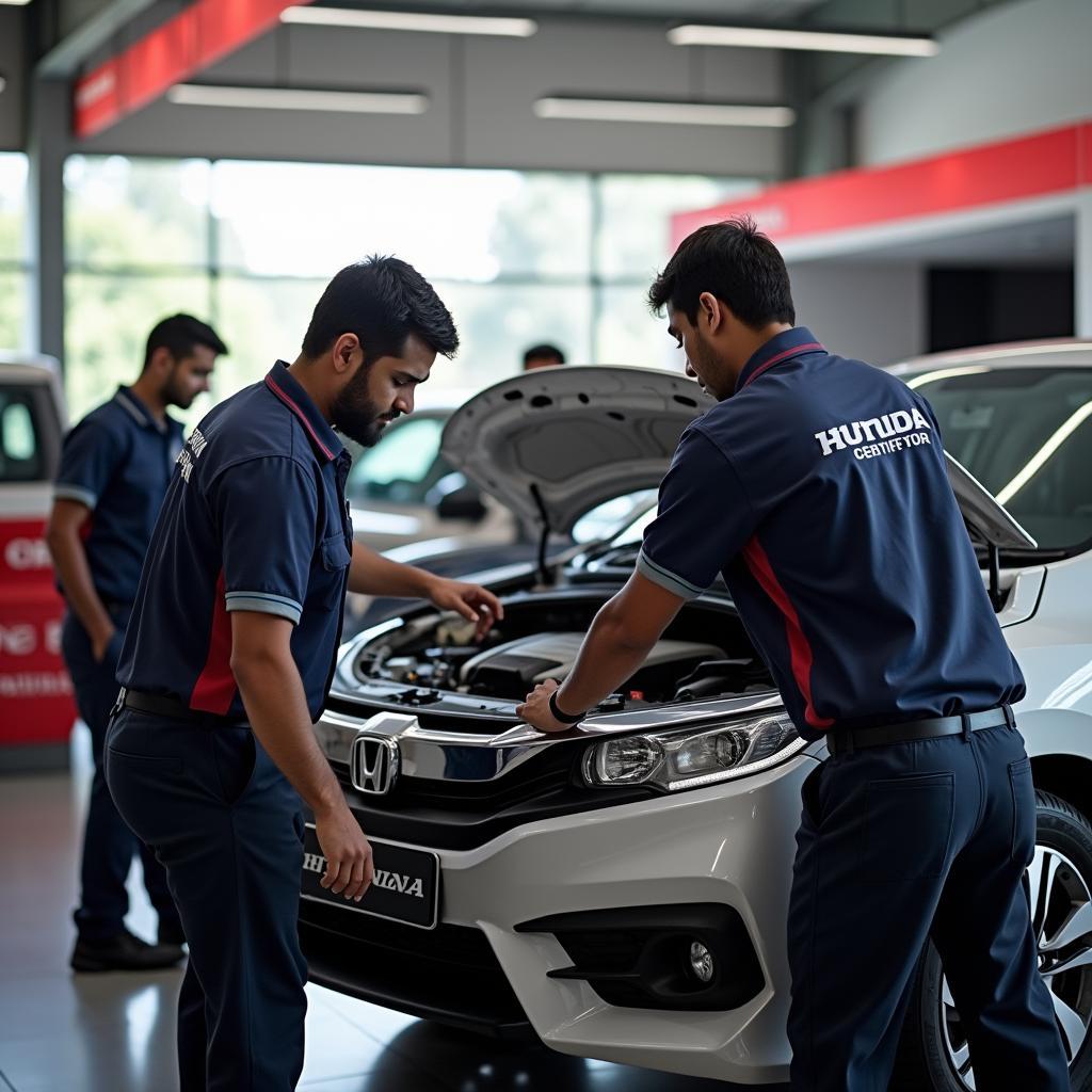 Honda Certified Technicians in Muvattupuzha Service Centre