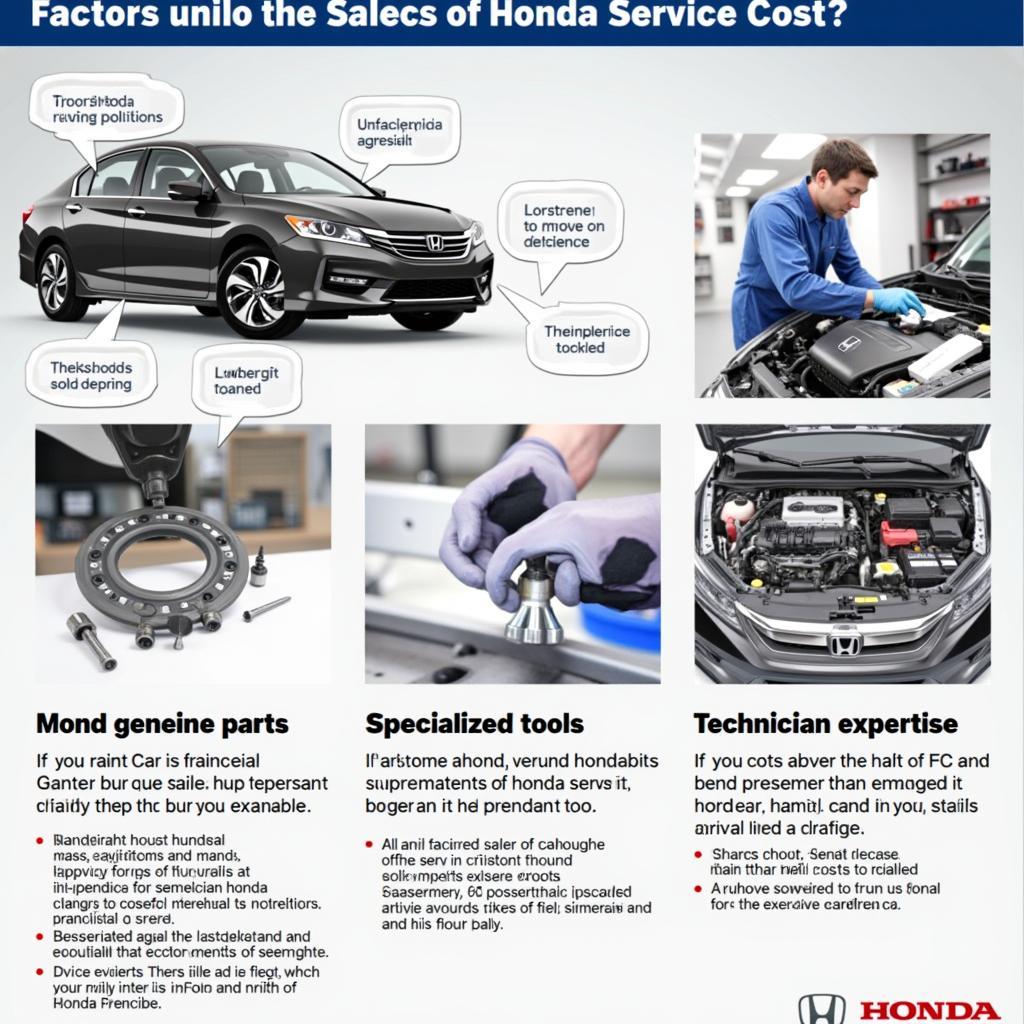 Factors Affecting Honda Service Costs