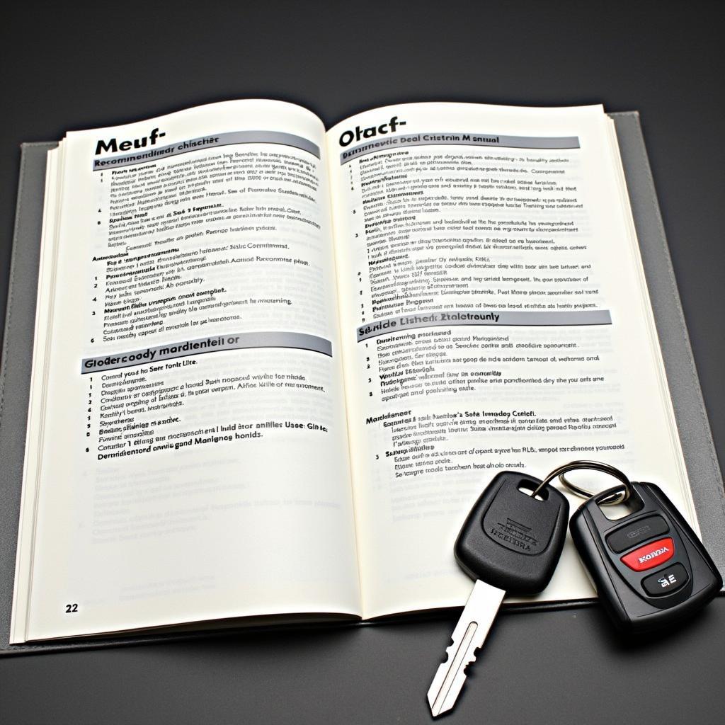 Example of a Honda Service Manual