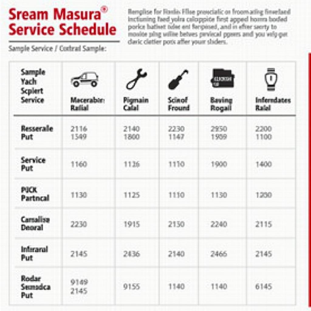 Honda Service Schedule