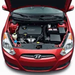 Hyundai Accent Engine Bay