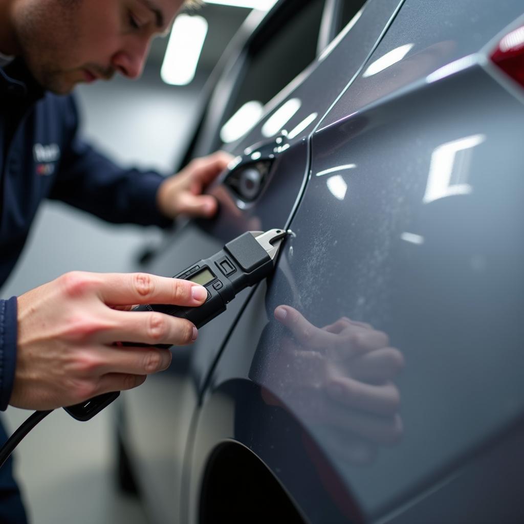 Assessing Paint Damage on a Hyundai Accent