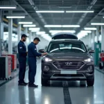 Hyundai car service center in Yeshwanthpur