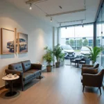 Comfortable Customer Lounge at Hyundai Service Center Chembur