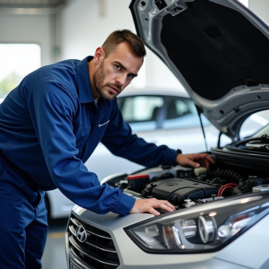 Hyundai Engine Bay Inspection