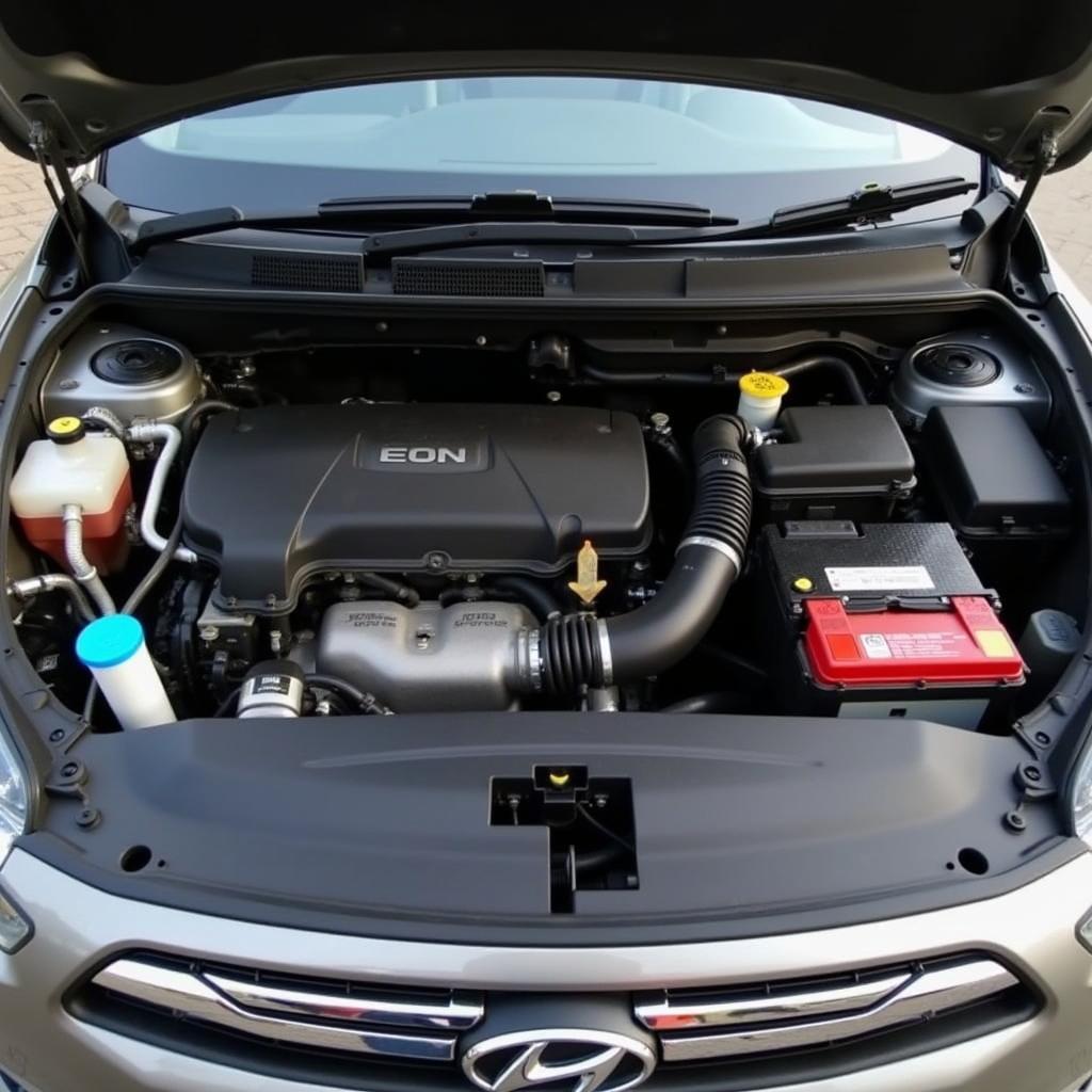 Hyundai Eon Engine Bay