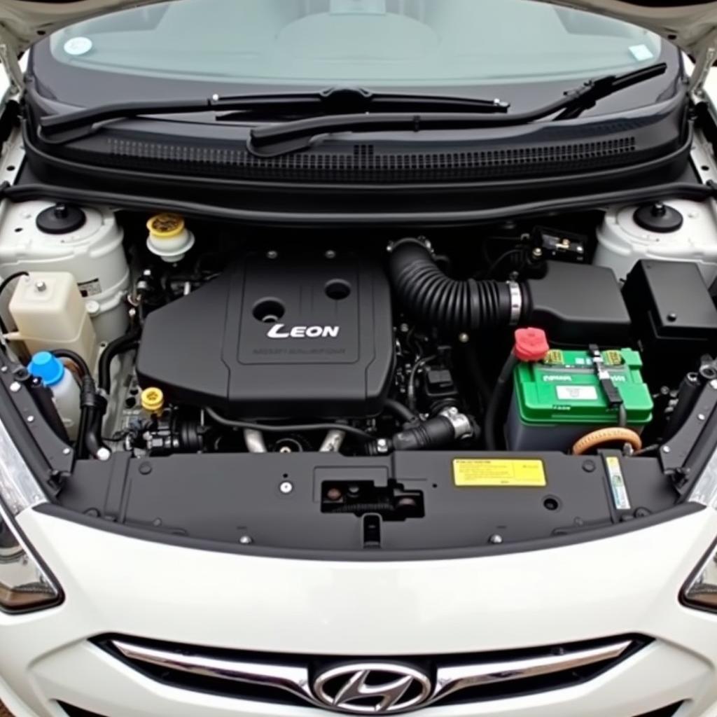 Hyundai Eon Engine Compartment