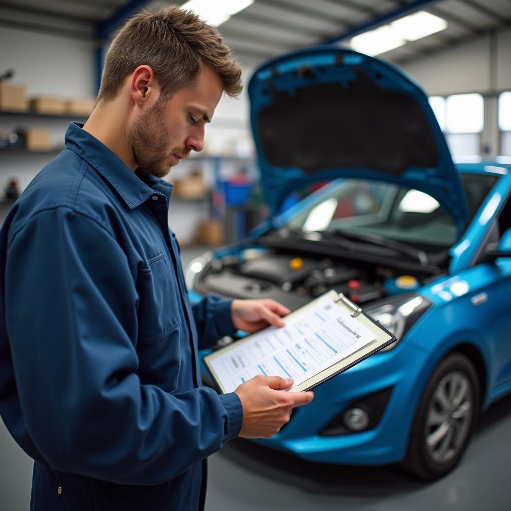 Hyundai Eon Service Checklist