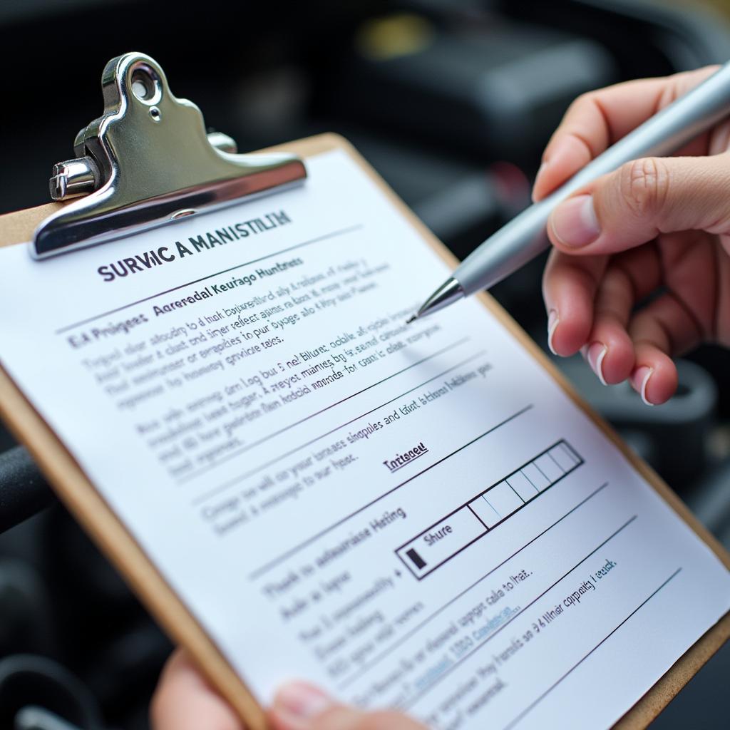 Hyundai i10 Service Checklist