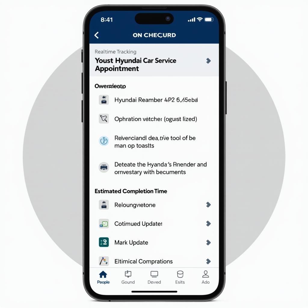 Hyundai Online Car Service Status Tracker