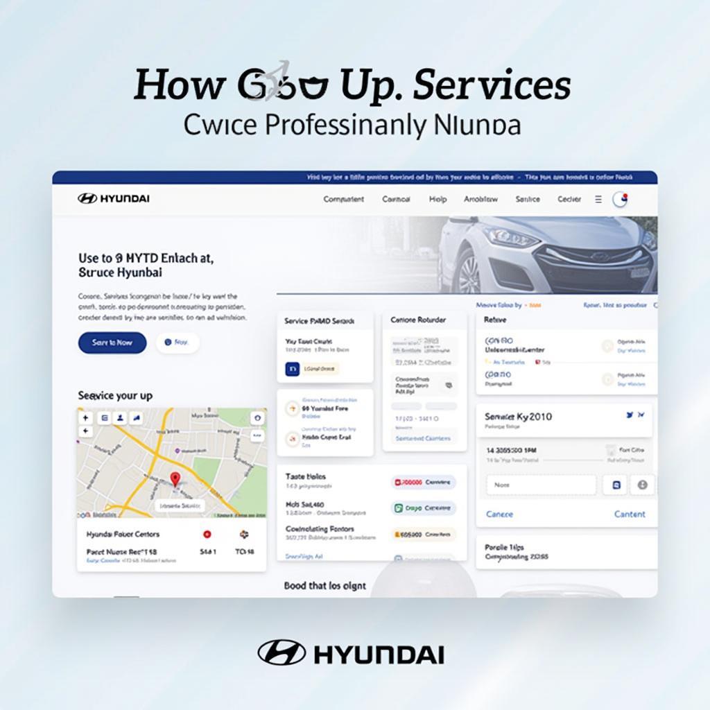 Hyundai Online Service Booking