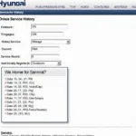 Accessing Hyundai Service Records Online