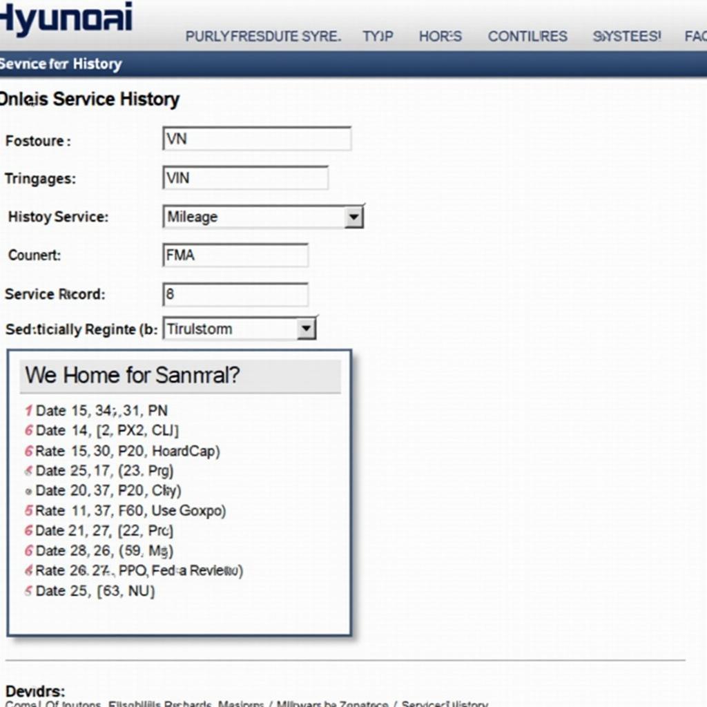 Accessing Hyundai Service Records Online