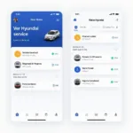 hyundai service app screenshot