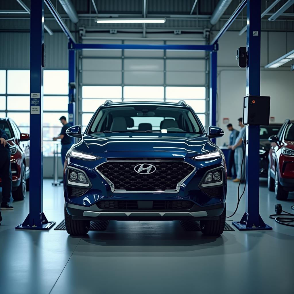 Hyundai Service Center Interior