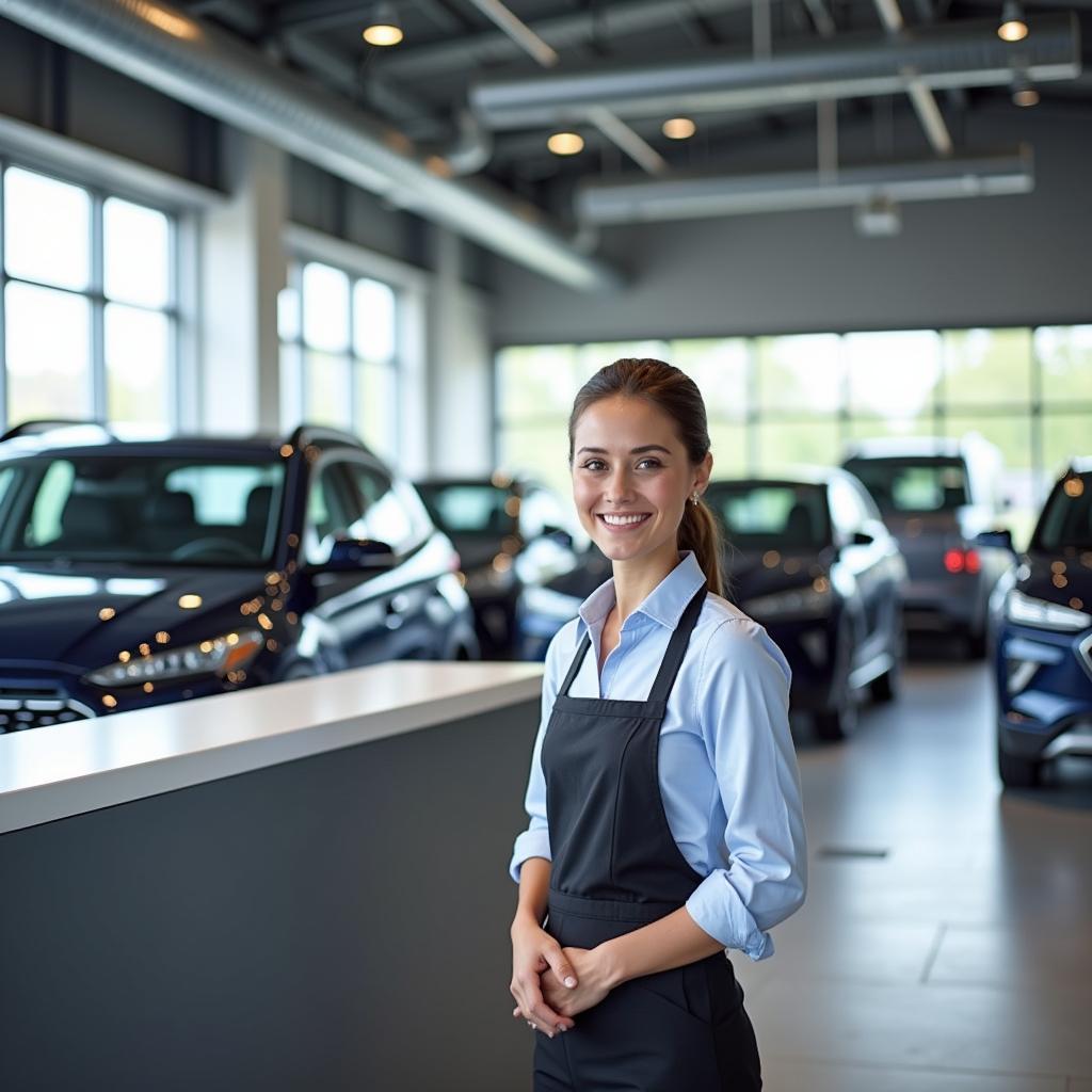 Hyundai Service Center Reception