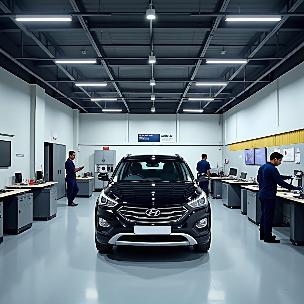 Modern Hyundai Service Center in Vadodara