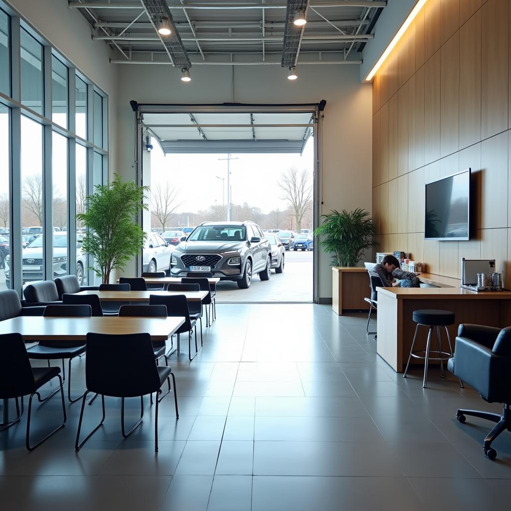 Hyundai Service Center Waiting Area