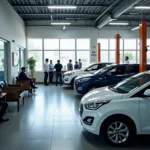 Modern Hyundai service centre in Kanpur