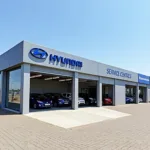 Hyundai service centre exterior in Marthandam