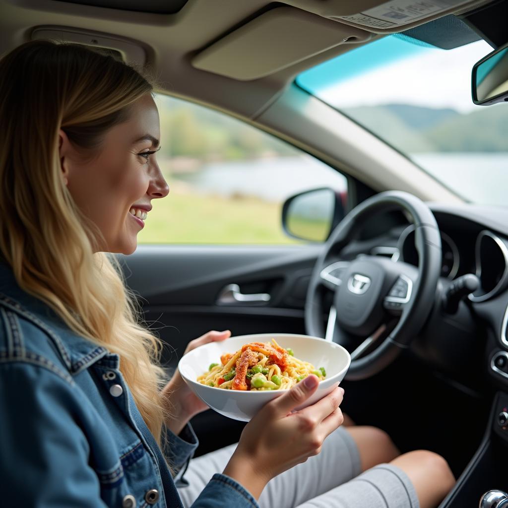 In-Car Dining Convenience