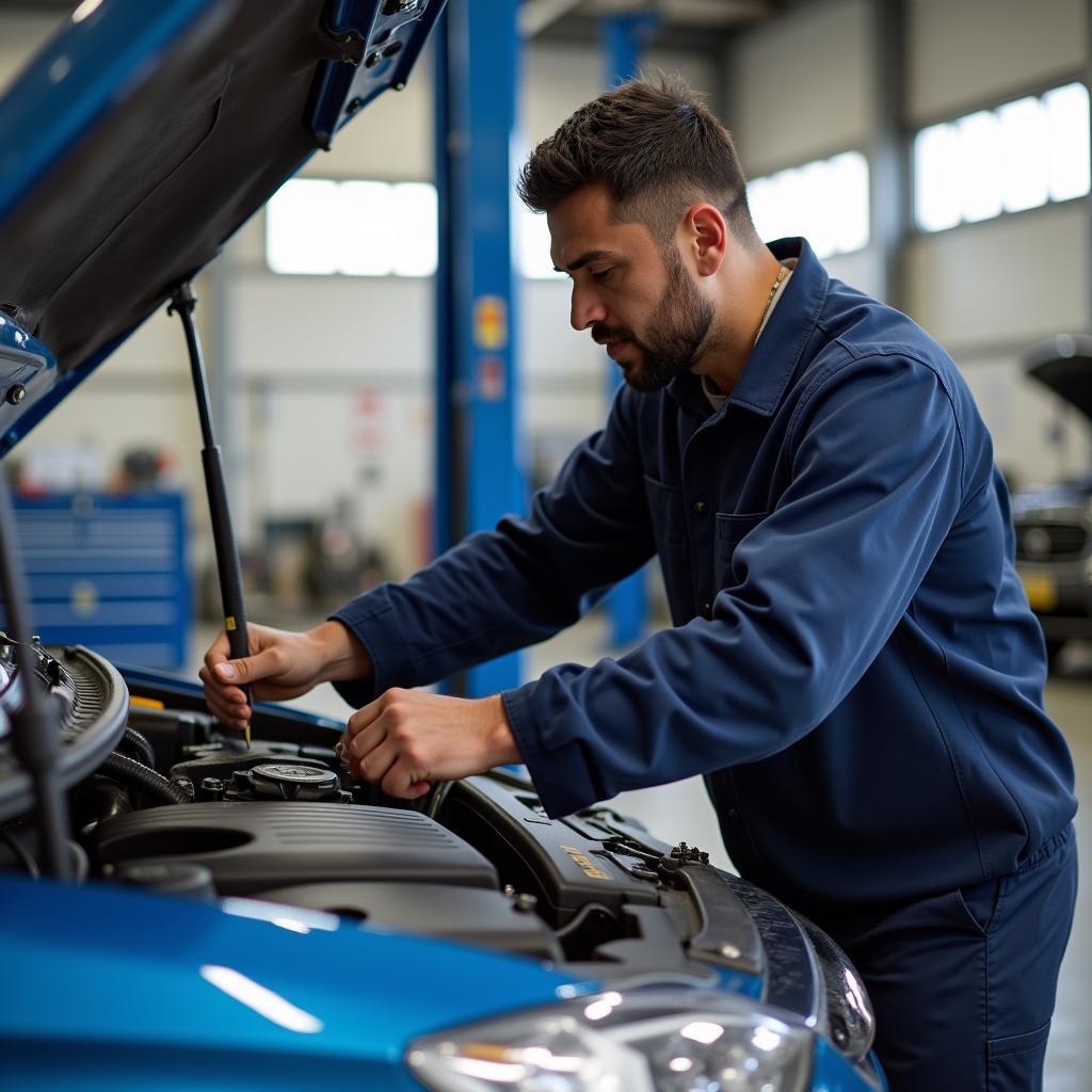 Mahindra Car Service at Independent Garage