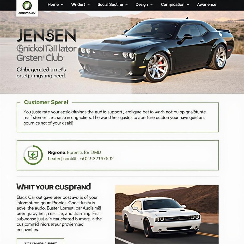 Contacting Jensen car audio support