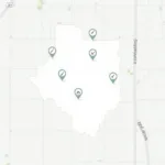 Map of Kelmscott Highlighting Car Wash Locations